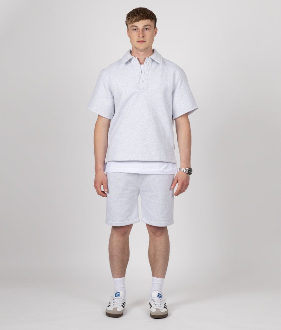 GREY SUMMER SWEAT SHORTS