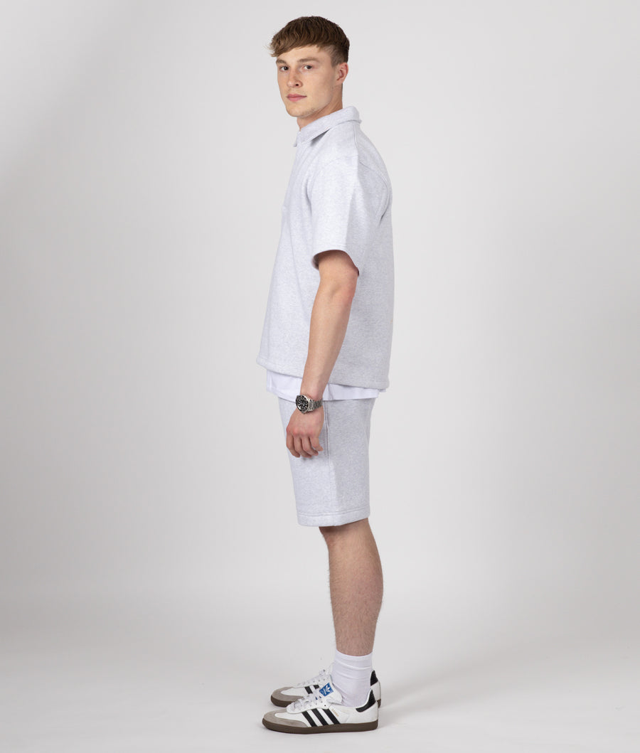 GREY SUMMER SWEAT SHORTS
