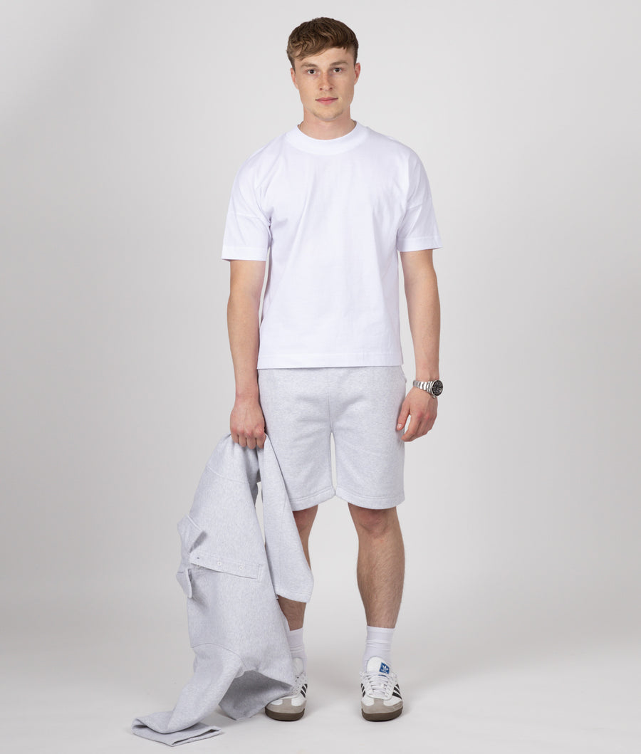 GREY SUMMER SWEAT SHORTS