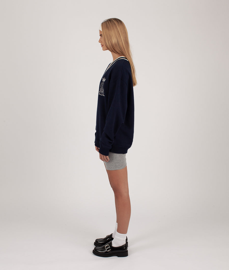 PRIVATE CLUB EMBROIDERED SWEATSHIRT