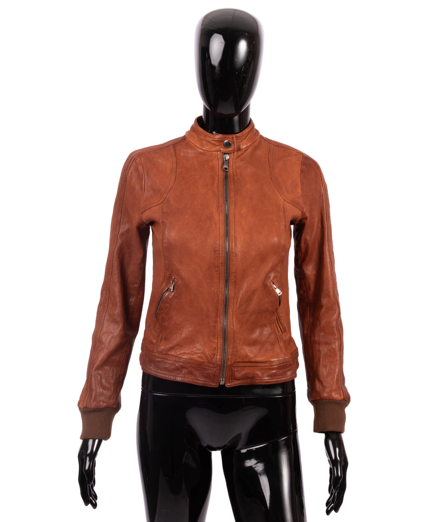 DOLCE & GABANNA LEATHER JACKET