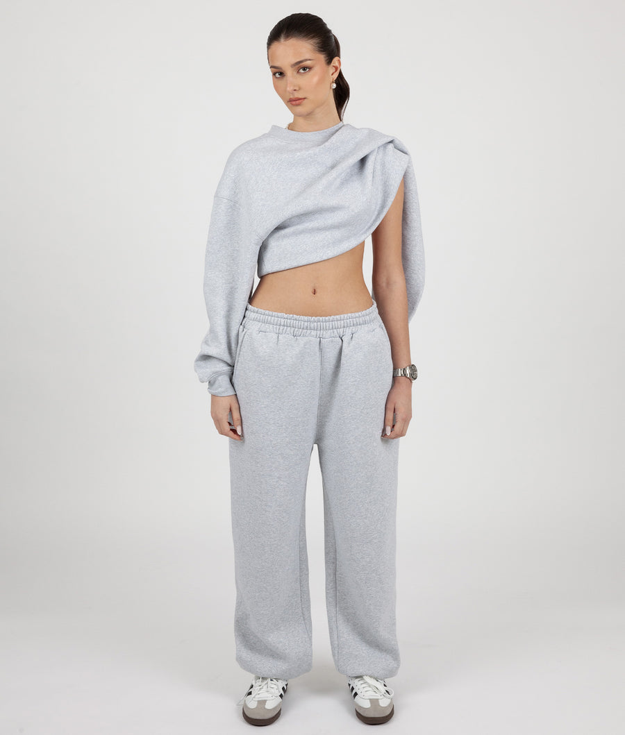 GREY CORE SWEATPANTS