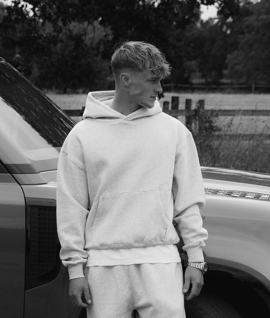 GREY CORE HOODIE