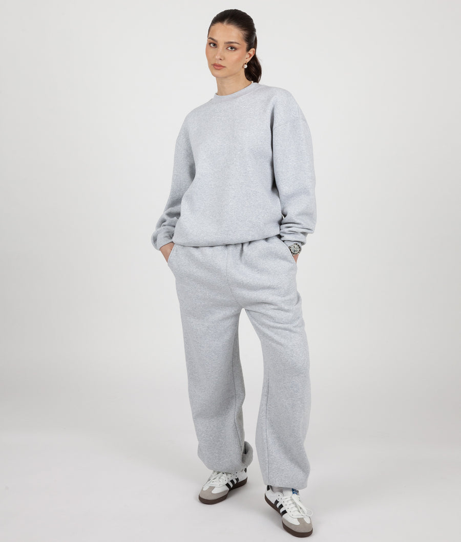 GREY CORE SWEATPANTS