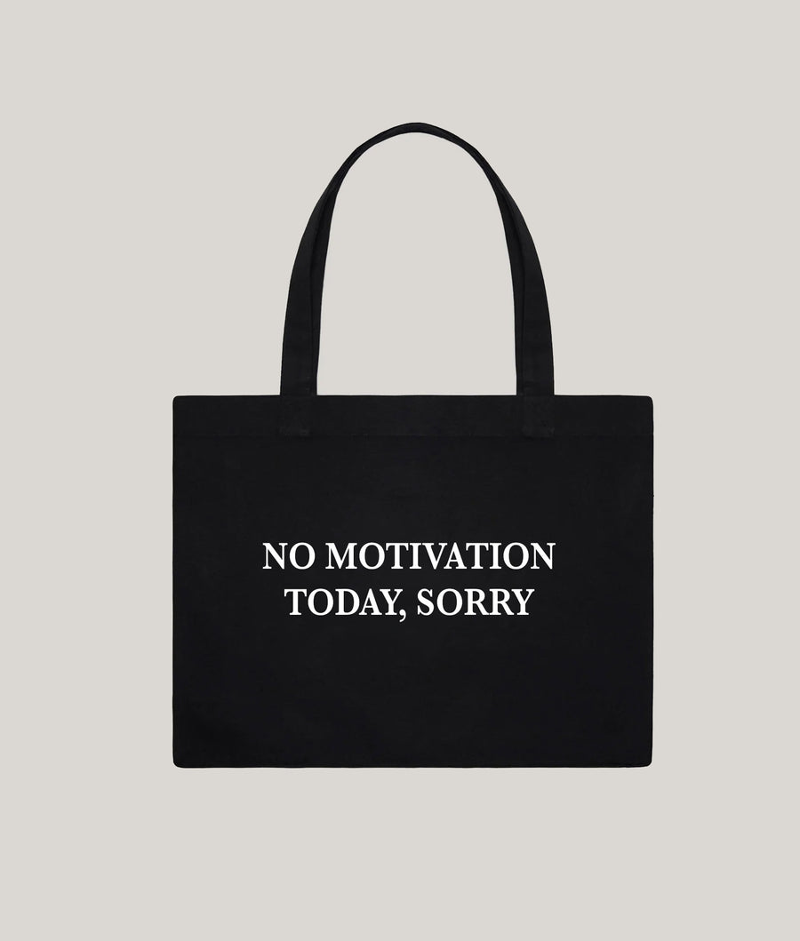 NO MOTIVATION TOTE BAG