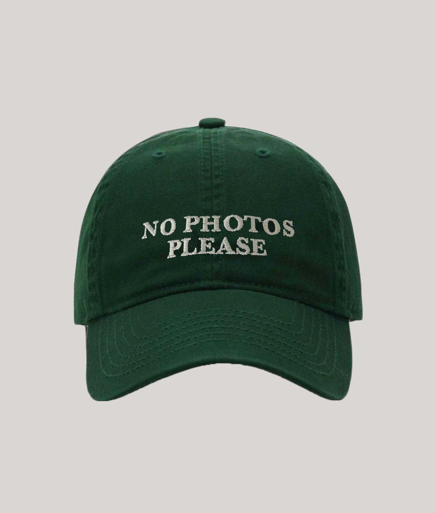 NO PHOTOS PLEASE CAP